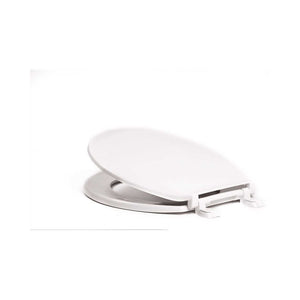 TOILET SEAT ROUND PLASTIC WHITE - 017053014335