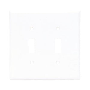 WALL PLATE TWO GANG WHITE - 032664316104