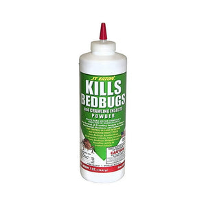 JT EATON KILLS BEDBUGS POWDER 7OZ AND CRAWLING - 076706203007
