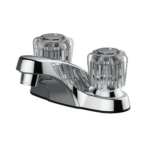 BATHROOM FAUCET 4" DOUBLE HANDLE CHROME 1.2GPM - 194671031347