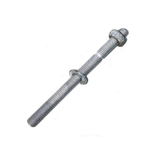 ANCHOR STUD FLAT  (3/8"X5-3/16) 3PC (STUD, WAHER AND NUT) - 4897047147722