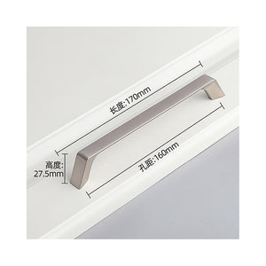 HANDLE CUPBOARD ZINC ALLOY MATT BRUSHED 160MM PK1 - 4897047386626