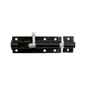 TOWER BOLT 8" STRAIGHT EPOXY BLACK ENGLISH - 5055122807988