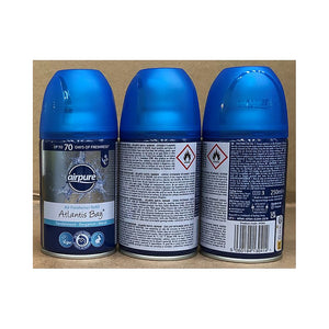 AIR-O-MATIC ATLANTIS BAY REFILL 250ML AIRPURE - 5060194130414