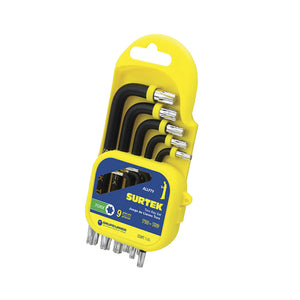 HEX KEY SET 9PC TORX T10-T50 - 660731105100