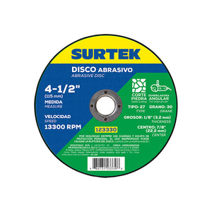 ABRAS DISC T/27 STN 4-1/2X1/8" - 660731233308