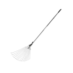 Rake metal broom 15 teeth retrac - 660731430134