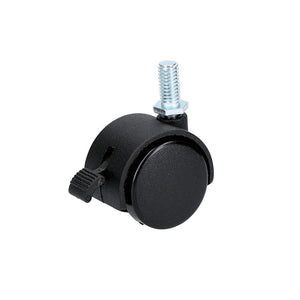 NYLON CASTER WITH PLATE AND BRAKE 50MM - 660731516524