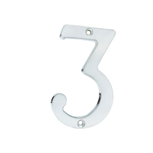 SLIM NUMBER 3, SIZE 4" SATIN - 660731804591