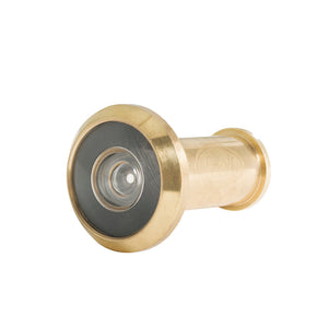 DOOR PEEPHOLE LOCK GLOSSY BRASS - 660731806854