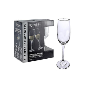 CHAMPAGNE FLUTE SET 6PCS - 6913712000227