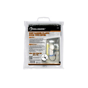 DUST BARRIER PLASTIC DOOR WITH ZIPPER - 6972952975450