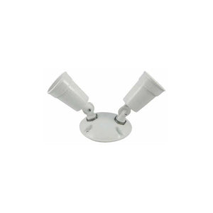 DOUBLE SOCKET E27 W/PLATE WHITE OUTSIDE - 7453001126652