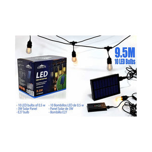 LIGHT 10 9.5M W/ SOLAR PANEL 120V - 7453116007044