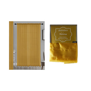 CURTAIN W/ROD POCKET 52X84 HELENA GOLD - 7453126240042