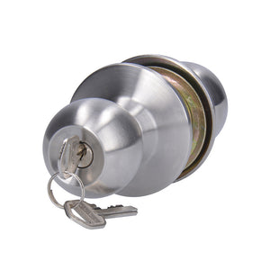 ENTRY CYLINDRICAL KNOBSET S/STEEL - 7502242810346