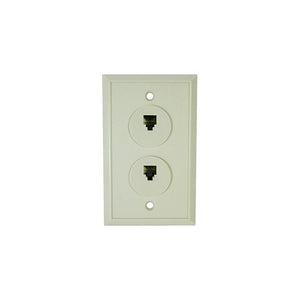 DUAL JACK WALL PLATE - 784644723135