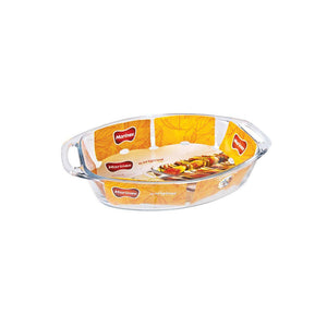 BAKING DISH OVAL GLASS - 7891155043553