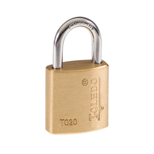 TOLEDO BRASS PADLOCK 20MM #T020 - 871193000708