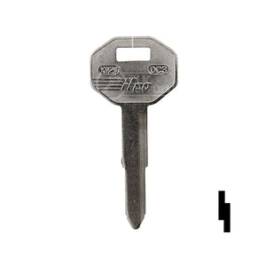 KEY BLANK DC3 CAR X121 - DC3