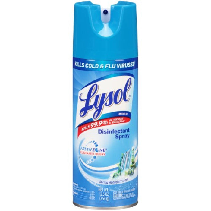 LYSOL DISINFECTANT (SPRING WATERFALL) 12OZ - 019200028455