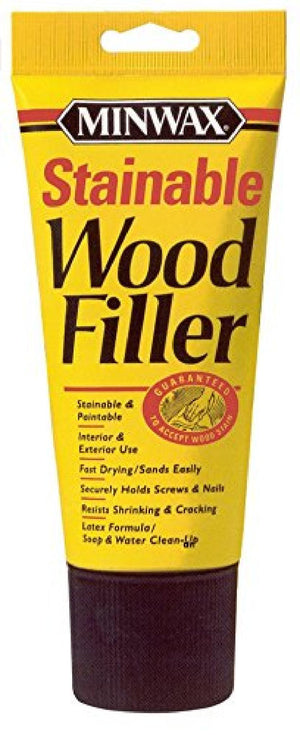 WOOD FILLER STAINABLE INTERIOR/EXTERIOR MINWAX 1OZ - 027426428515