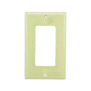 DECOR WALL PLATE 1GANG IVORY - 032664155802