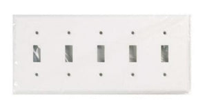 6 GANG TOGGLE SWITCH PLATE - 032664319105