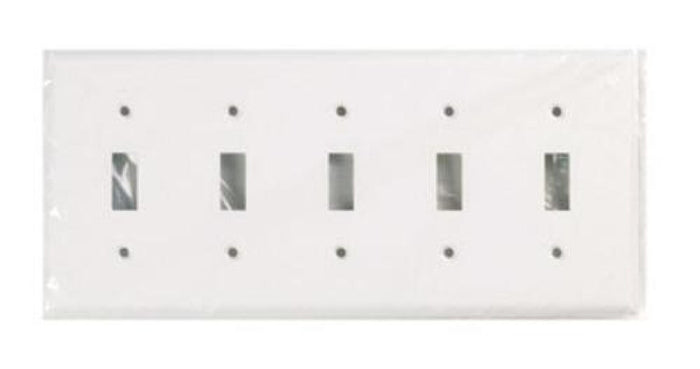 6 GANG TOGGLE SWITCH PLATE - 032664319105