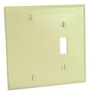 BLANK AND SWITCH PLATE IVORY #4171V - 032664353505