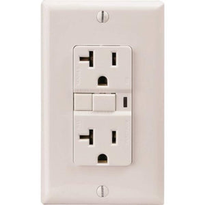 GFCI PLUG 20AMP WHITE - 032664657870