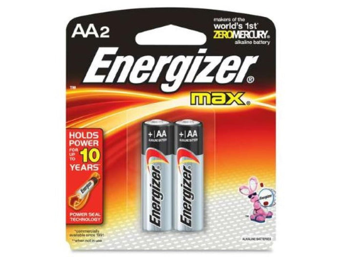 BATTERIES AA 2PK ENERGIZER - 039800015464