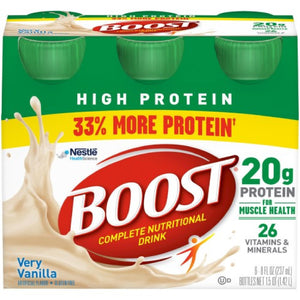 BOOST HIGH PROTEIN VANILLA 8FL OZ NESTLE - 041679941003