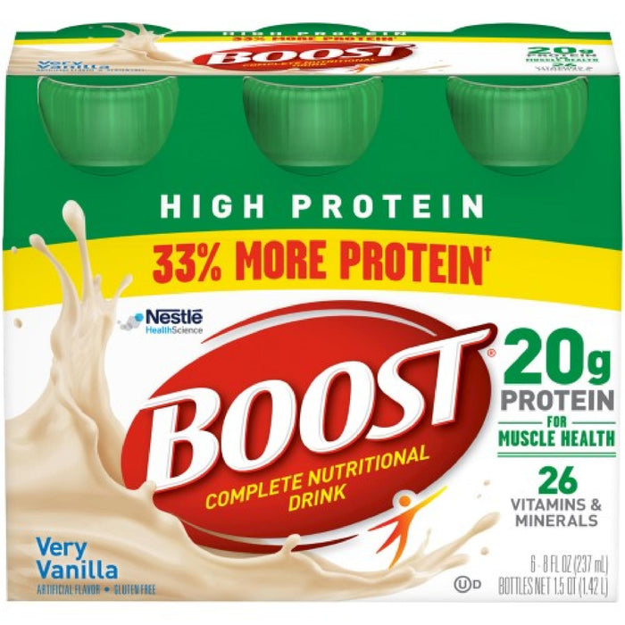 BOOST HIGH PROTEIN VANILLA 8FL OZ NESTLE - 041679941003