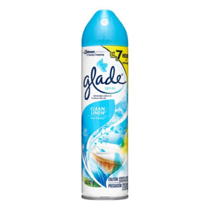 GLADE  SPRAY- CLEAN LINEN - 046500733321