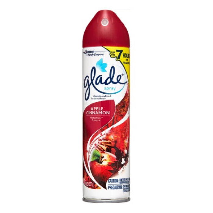 GLADE SPRAY APPLE CINNAMON 8OZ - 046500733437