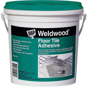 FLOOR TILE ADHESIVE DAP 1QRT - 070798001367