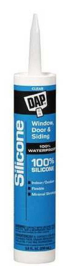 SILICONE CLEAR 100% 10.10OZ - 070798086418