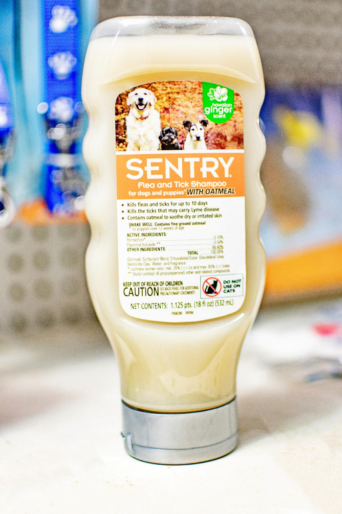 FLEA AND TICK SHAMPOO OATMEAL SENTRY - 073091019169