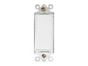 DECOR SWITCH 1 GANG 3-WAY WHITE VISTA 4343 - 076335043227