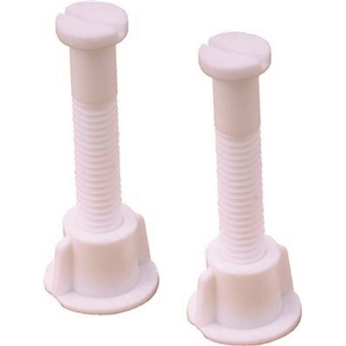 TOILET SEAT BOLTS 5/16 x2-1/4  PLASTIC - 076335201085