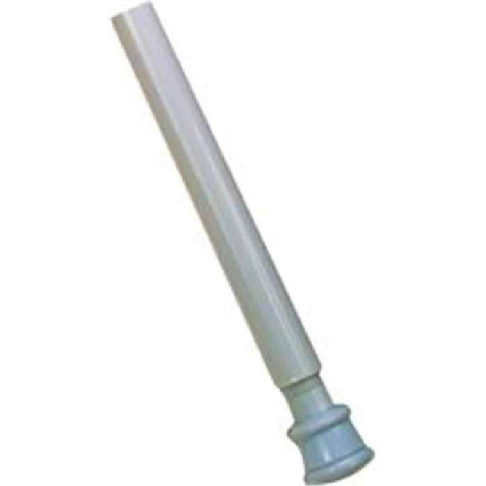 SHOWER ROD ADJUSTABLE 62" WHITE - 076335553351