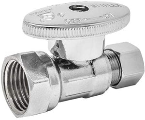 ANGLE STOP 1/2 FIP X3/8 COMP CP - 076335700649