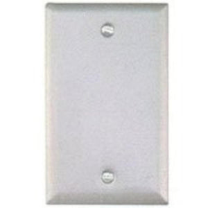 BLANK PLATE METAL 2X4 WHITE(EM) - 087115297051
