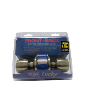 ENTRANCE LOCK LUCKY ANT/BRASS #T1600 - 087305016004