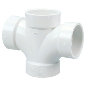**4X4X2X2 PVC DWV DBL CROSS - 2125A