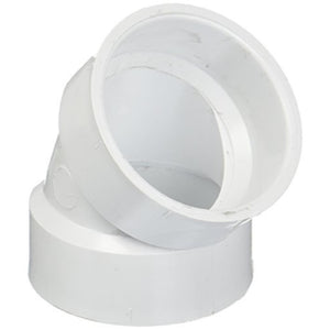 BEND 2" PVC 45DEG DWV SHORT - 2502