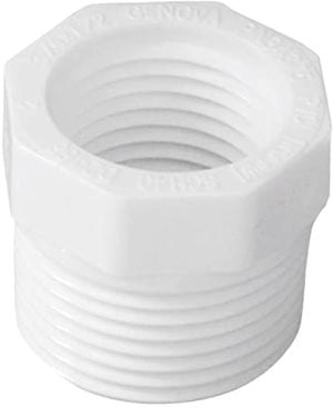 3/4X1/2 BUSHING  FULLY THREADED PVC S40 - 437.131