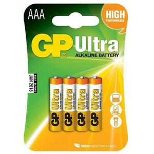 BATTERY GP ULTRA  AAA 4PK  HIGH PERF - 4891199027659