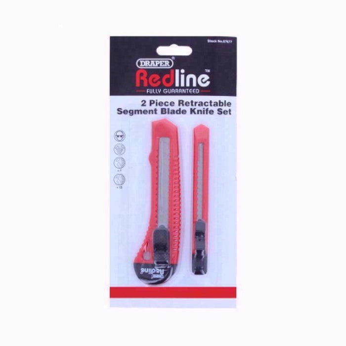 RETRACTABLE KNIFE SET 2PC #08695 /10-202(AA) - 5010559086955